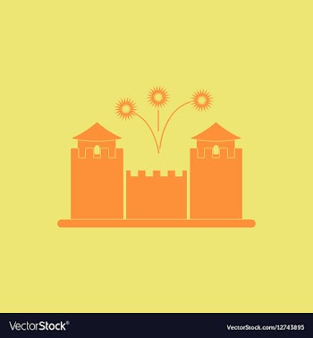 Great wall monument of Chinese vector image