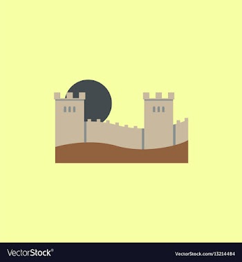 Great wall of china vector image