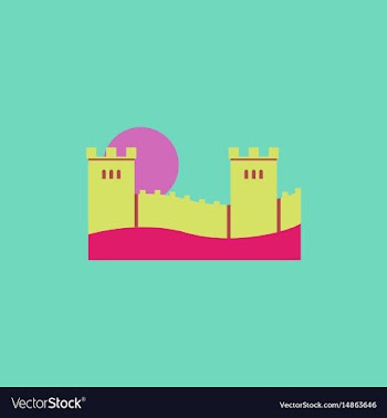 Great wall of china vector image