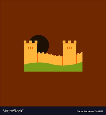 Great wall of china vector image