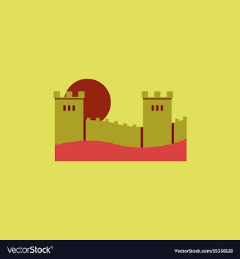 Great wall of china vector image