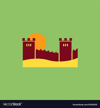 Great wall of china vector image