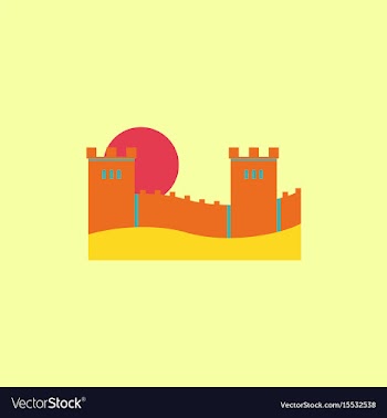 Great wall of china vector image
