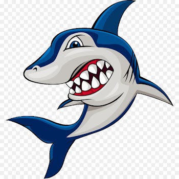 Great white shark Cartoon Clip art - Cartoon shark image 