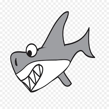 Great white shark Cartoon Clip art - shark 