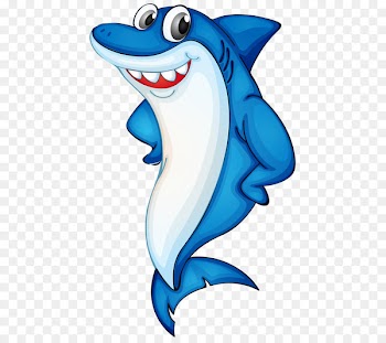Great white shark Fish Clip art - Like a child happy shark 
