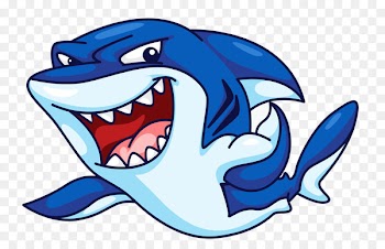 Great white shark Hungry Shark Evolution Clip art - Hand-painted evil shark 