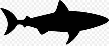 Great white shark Silhouette Clip art - Shark head 