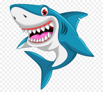 Great white shark Tart Cheesecake - Cartoon Great White Shark 