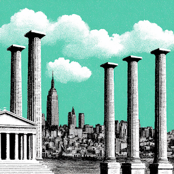 Greco-Roman Skyline with NYC Elements