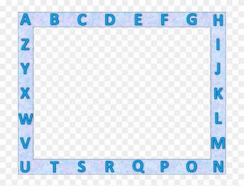 Greek Alphabet Clip Art Vector Clip Art Free Clip Art - Abc Border Transparent Background