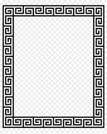 Greek Key Frame Icons Png Free Png And Icons Downloads - Greek Key Border Png