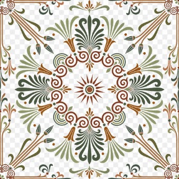 Greek key seamless pattern png background