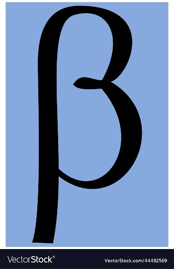 greek letter beta - icon