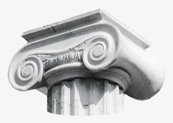 Greek pillar capital collage element | Free PSD - rawpixel