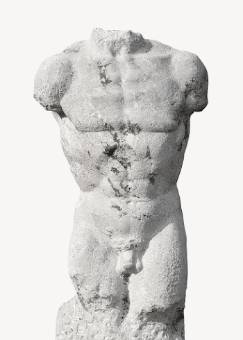 Greek statue collage element psd | Free PSD - rawpixel