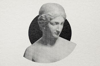 Greek statue in engraving style | Free stock illustration | High Resolution graphic