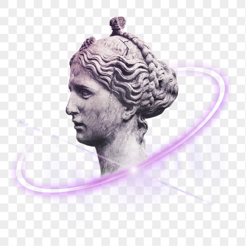 Greek statue png, digital art, | Free PNG - rawpixel