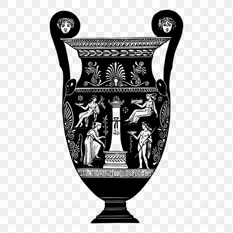 Greek vase png sticker illustration, | Free PNG - rawpixel