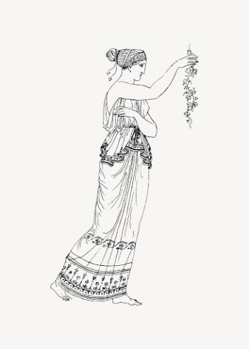 Greek woman clipart, drawing illustration | Free Vector Illustration - rawpixel