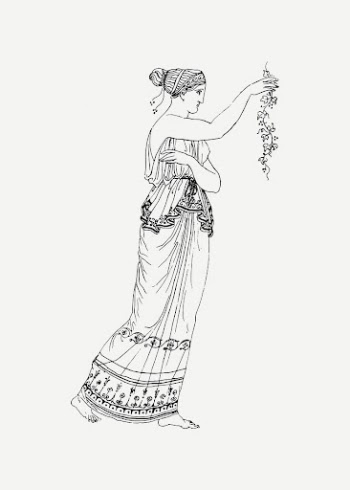 Greek woman collage element, vintage | Free PSD Illustration - rawpixel