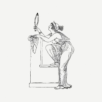 Greek woman collage element, vintage | Free PSD Illustration - rawpixel