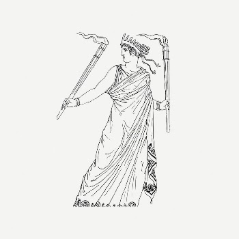 Greek woman collage element, vintage | Free PSD Illustration - rawpixel