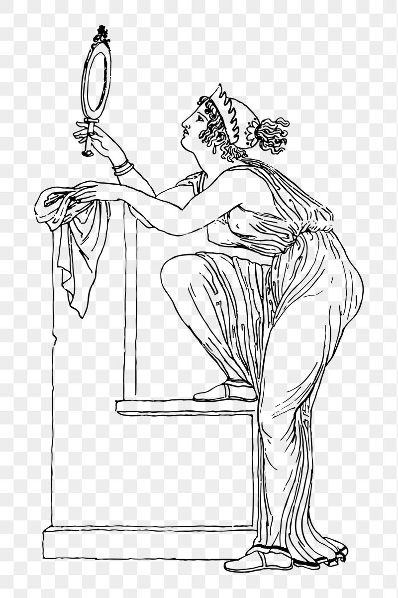 Greek woman png sticker illustration, | Free PNG - rawpixel
