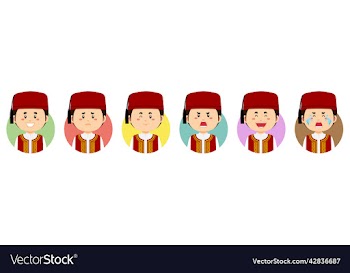 greeks avatar with various expression