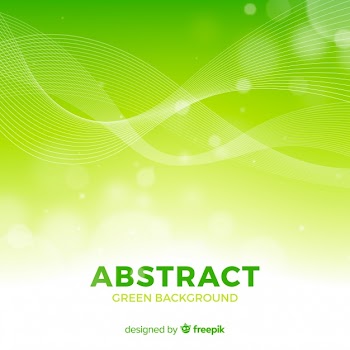 Green abstract background with modern style Free Vector