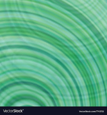Green abstract concentric circle design background vector image