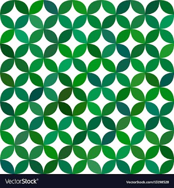 Green abstract curved pattern background vector image