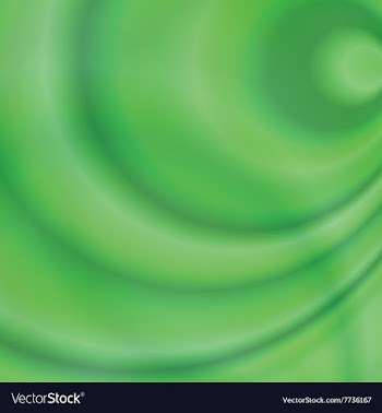 Green abstract design background with swirls vector image