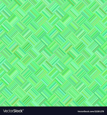 Green abstract diagonal striped square mosaic vector image