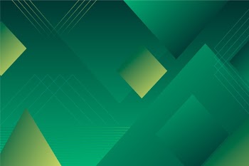 Green abstract geometric background Free Vector