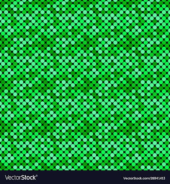 Green abstract geometrical dot pattern background vector image