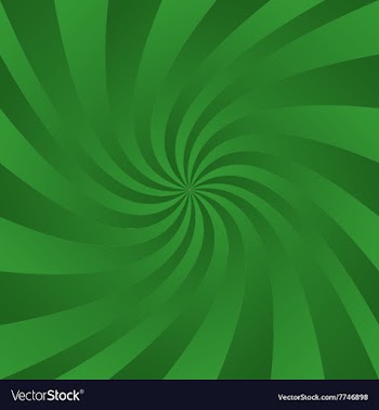 Green abstract gradient swirling ray background vector image