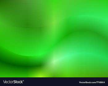 Green abstract gradient wavy background vector image