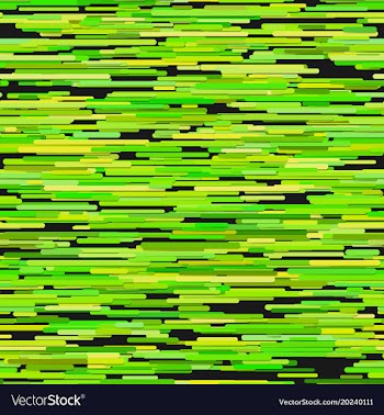 Green abstract horizontal stripe pattern vector image