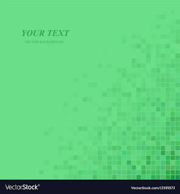 Green abstract pixel pattern background design vector image