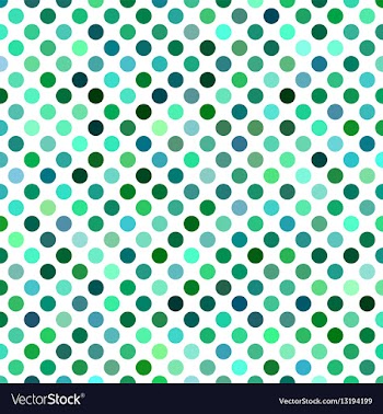 Green abstract polkadot pattern background design vector image