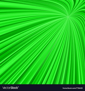 Green abstract ray burst background vector image