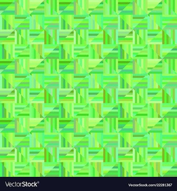 Green abstract repeating striped square tile vector image