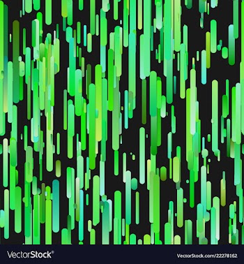 Green abstract seamless gradient vertical stripe vector image