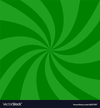 Green abstract spiral background - design from vector image