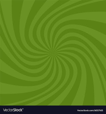 Green abstract spiral background - design vector image