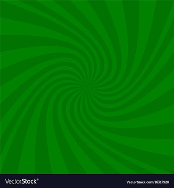 Green abstract spiral background - design vector image