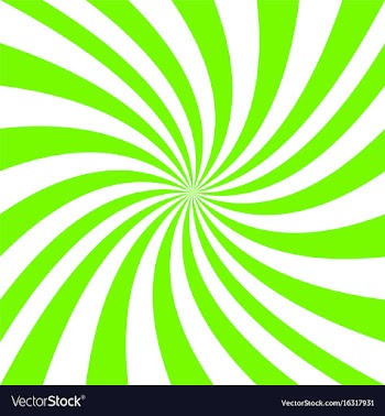 Green abstract spiral background - design vector image