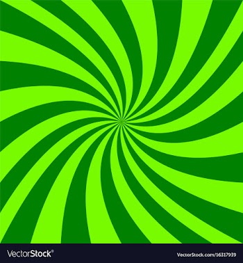 Green abstract spiral background - design vector image