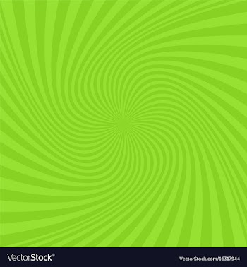 Green abstract spiral background - design vector image